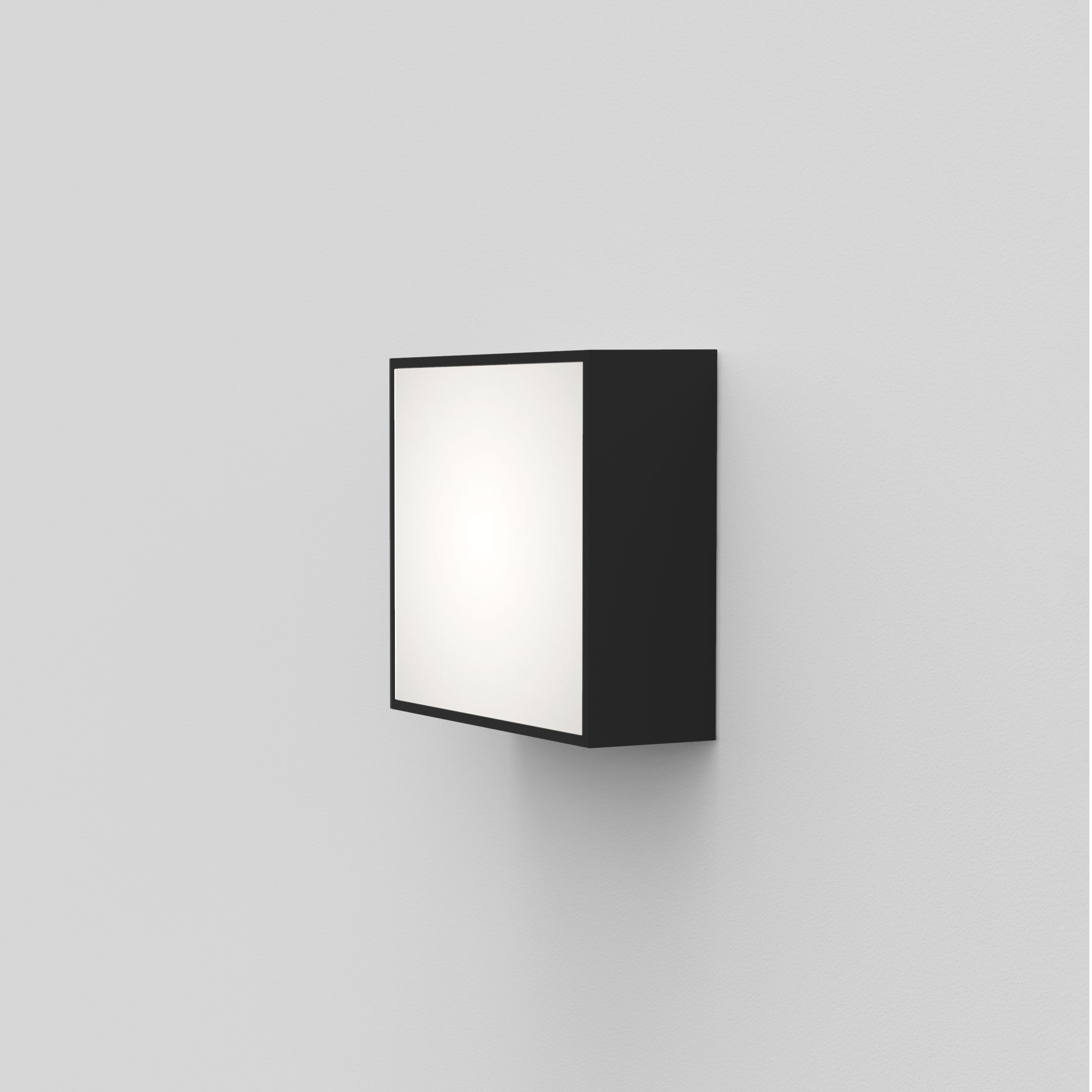 Kea Square 140 LED BL 3000K structuur zwart^^