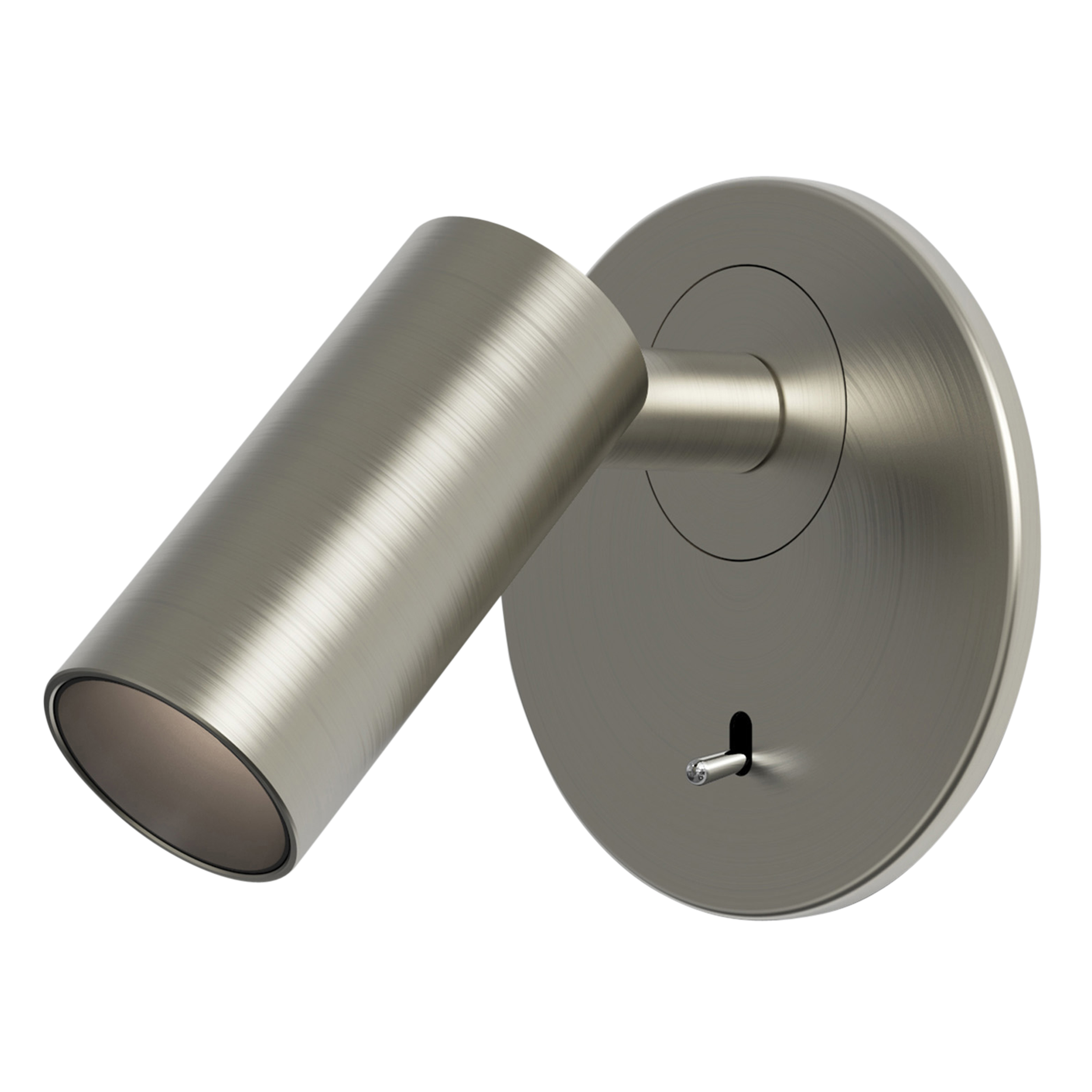 Micro Recess Switched LED IWL 2700K mat nikkel