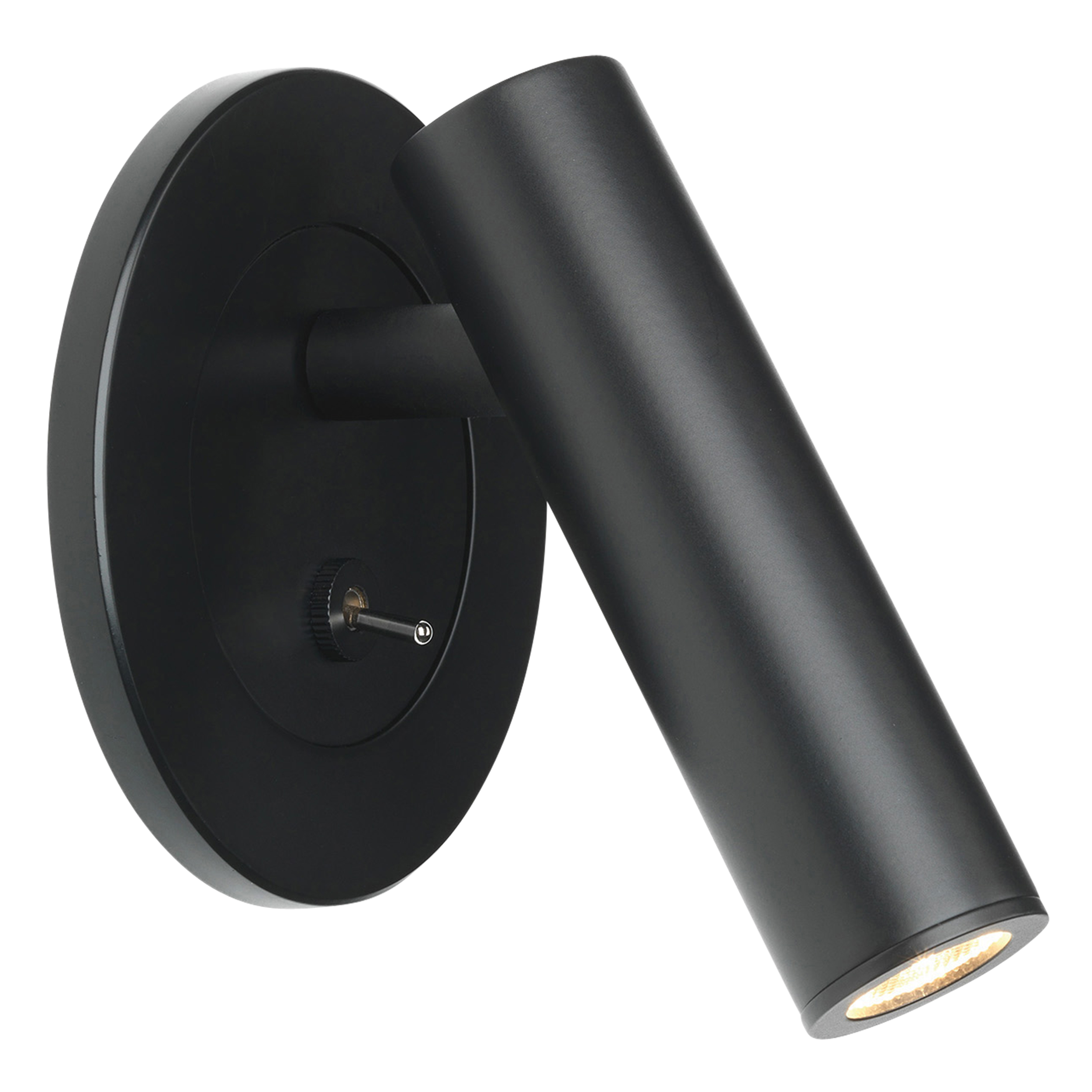Enna Recess Switched LED WL 2700K mat zwart