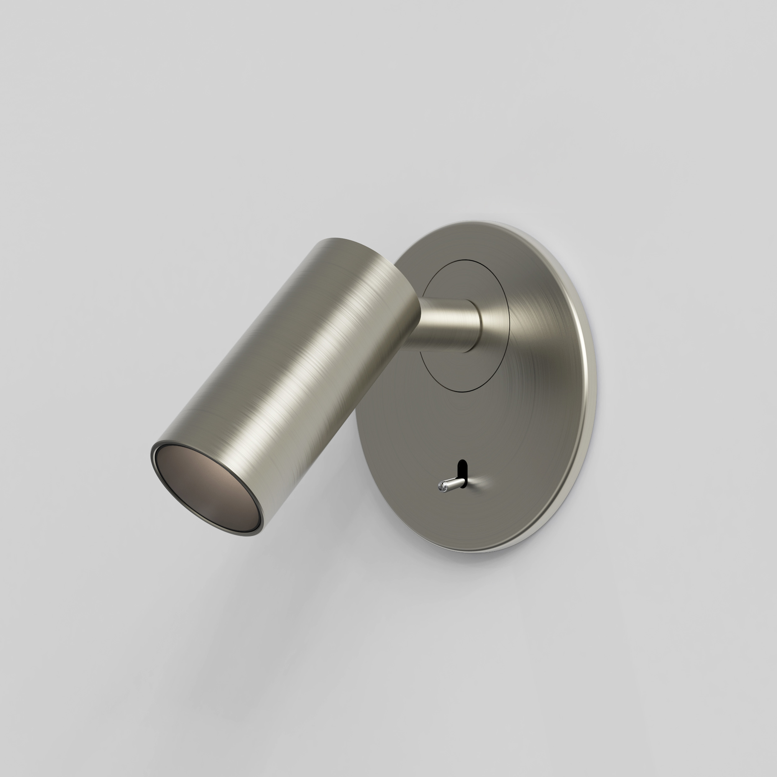 Micro Recess Switched LED IWL 2700K mat nikkel