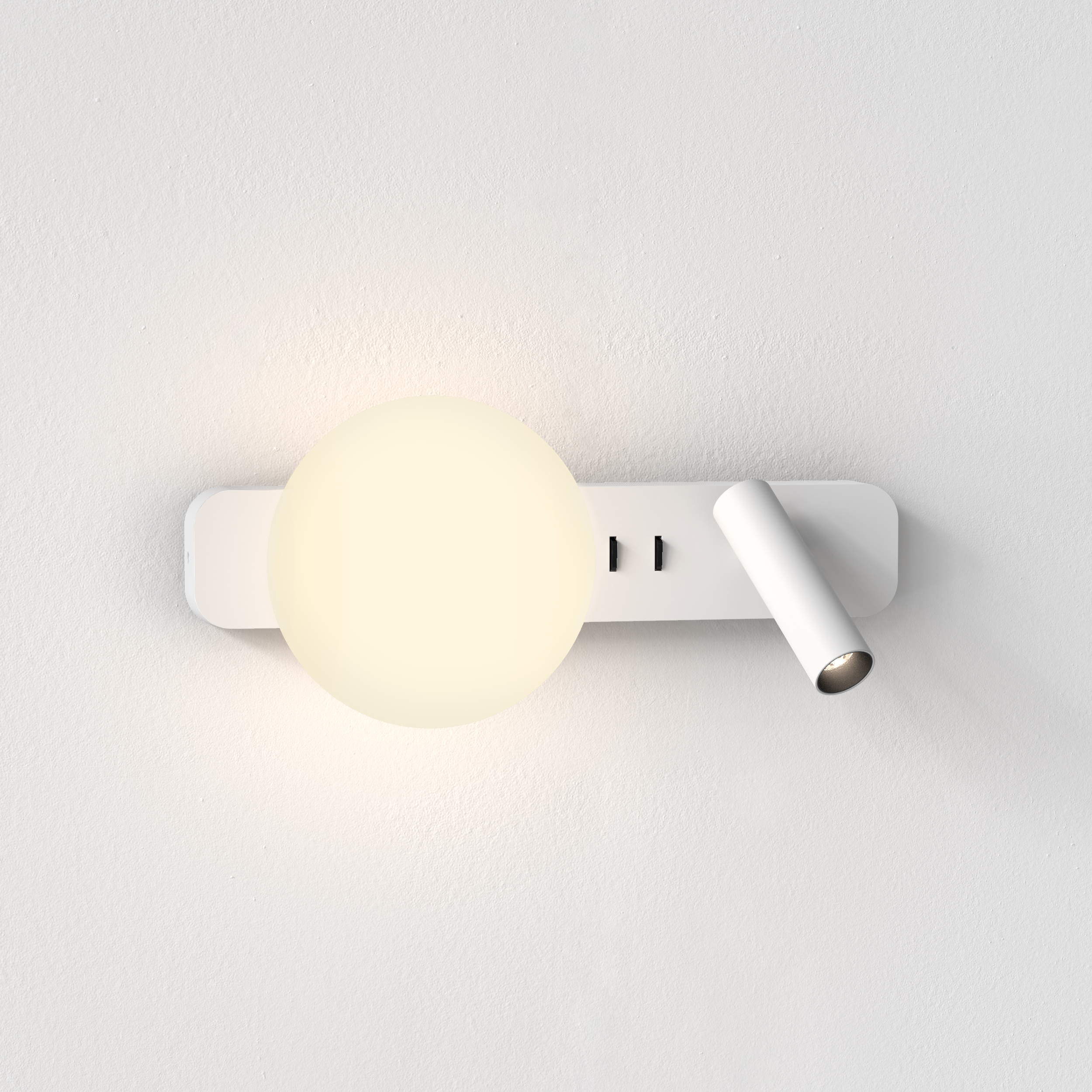 Zeppo Reader WL excl. G9 + LED 2700K mat wit