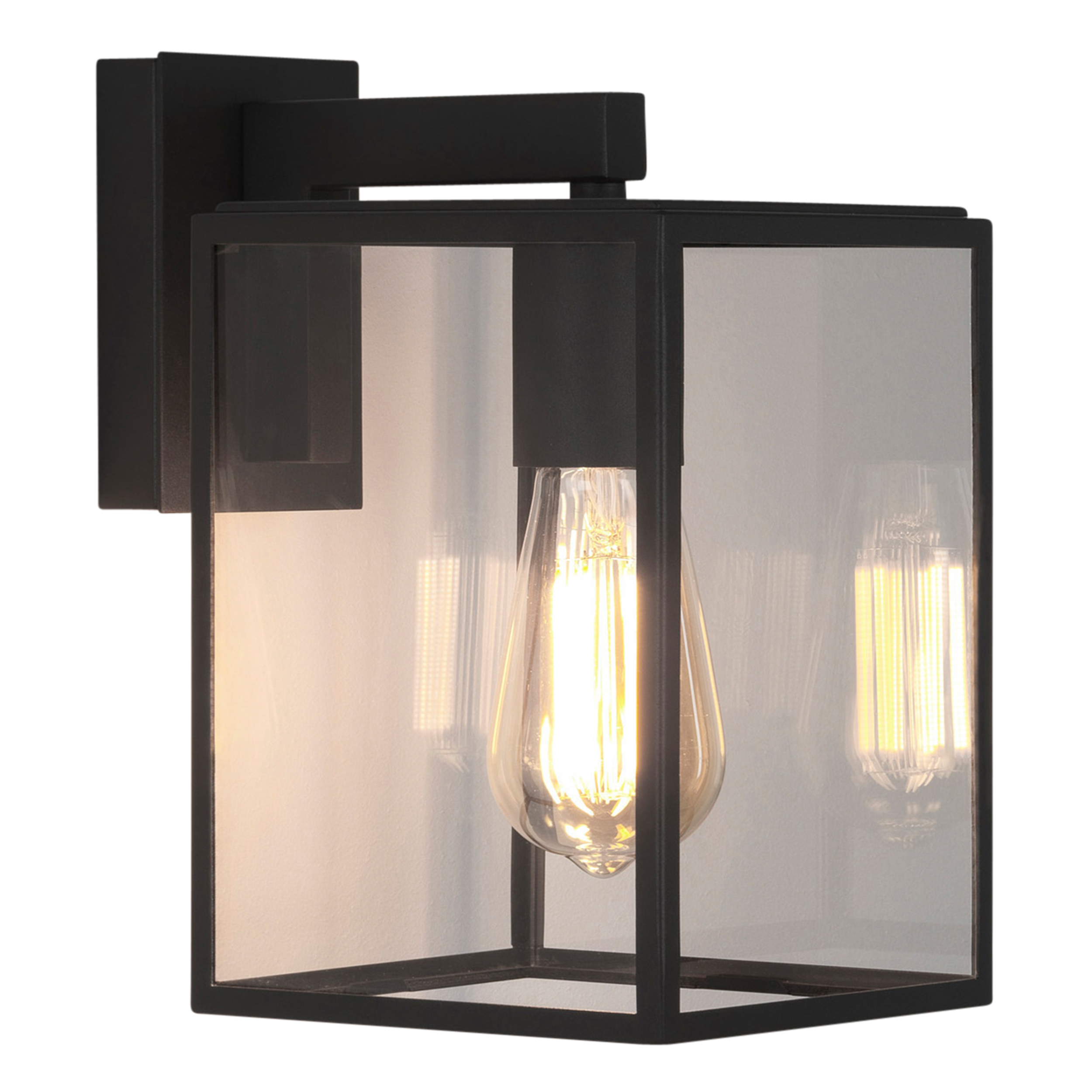 Box Lantern 270 BWL excl. E27 structuur zwart