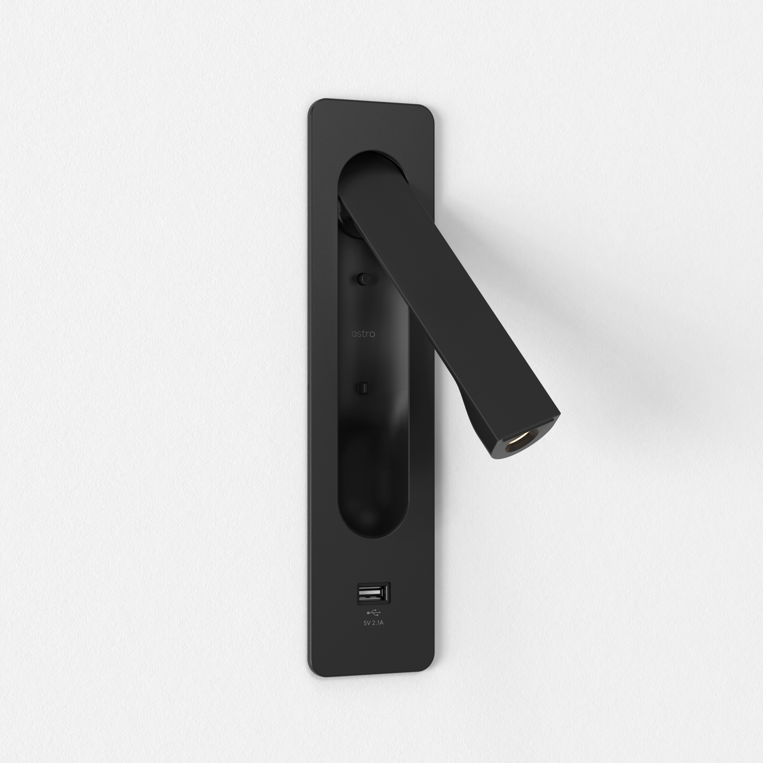 Keta USB LED WL 2700K mat zwart
