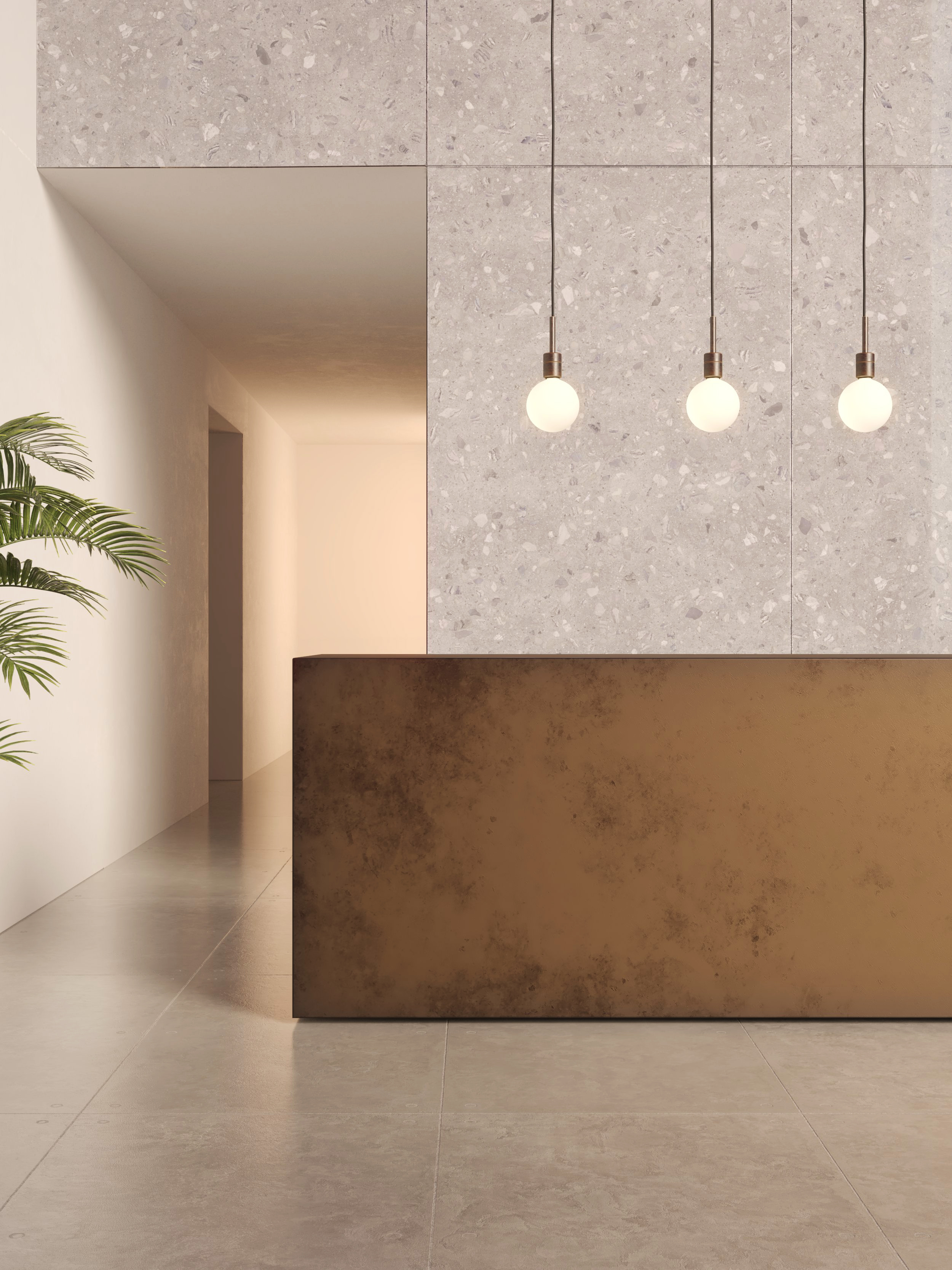 Pendant Suspension Kit 4 HL excl. E27 brons