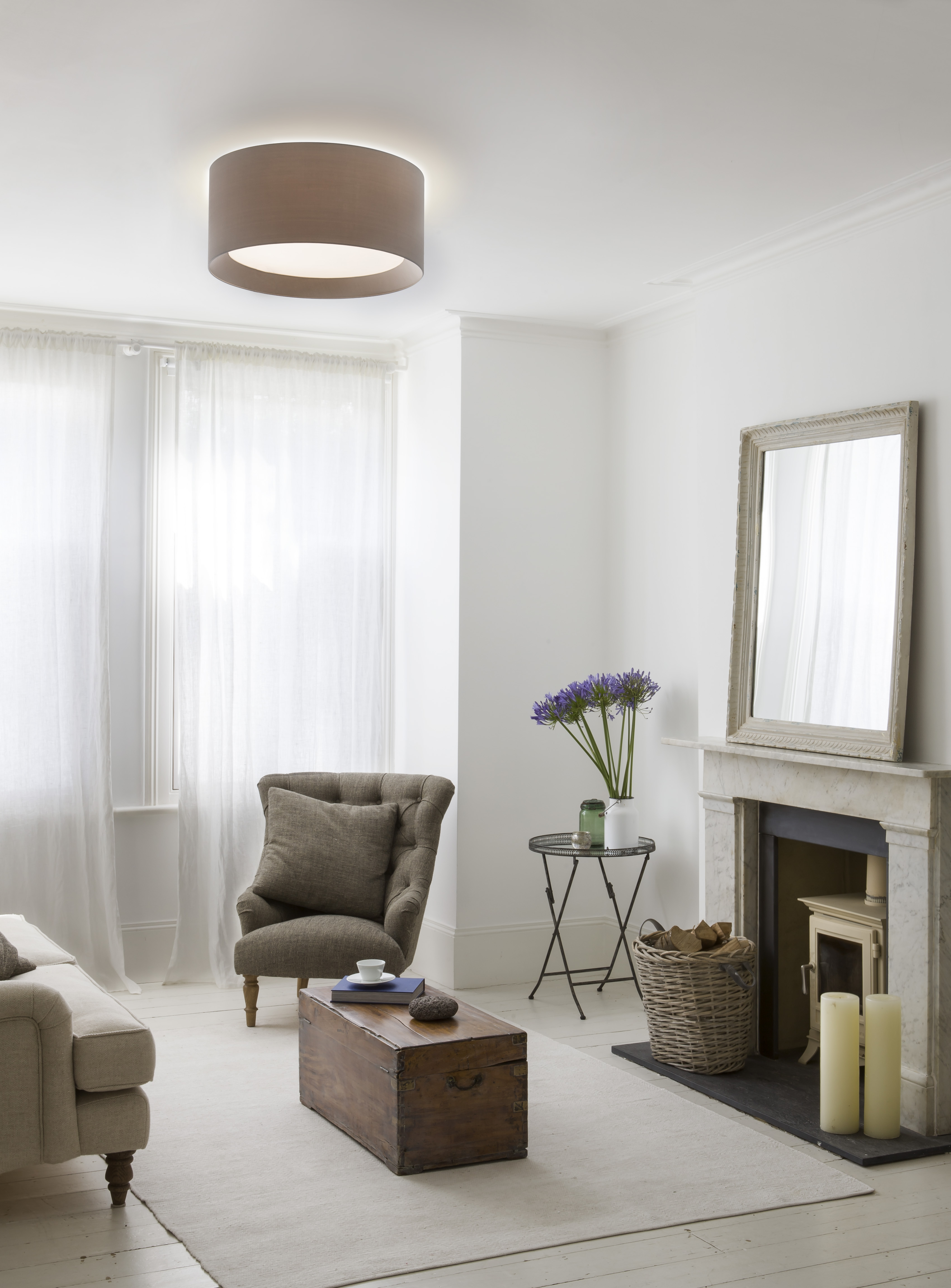 Kap Bevel Round 600 PL taupe zijde