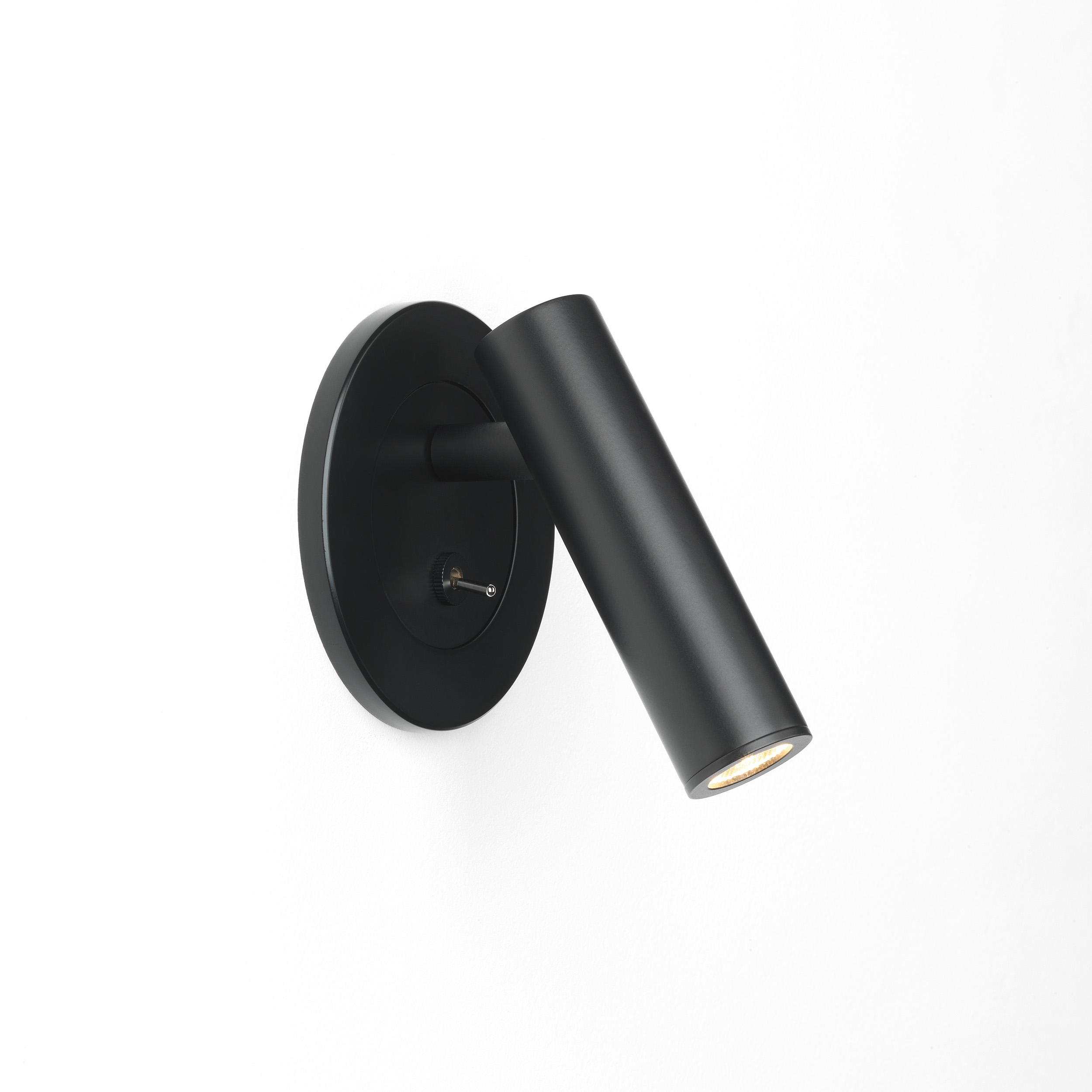 Enna Recess Switched LED WL 2700K mat zwart
