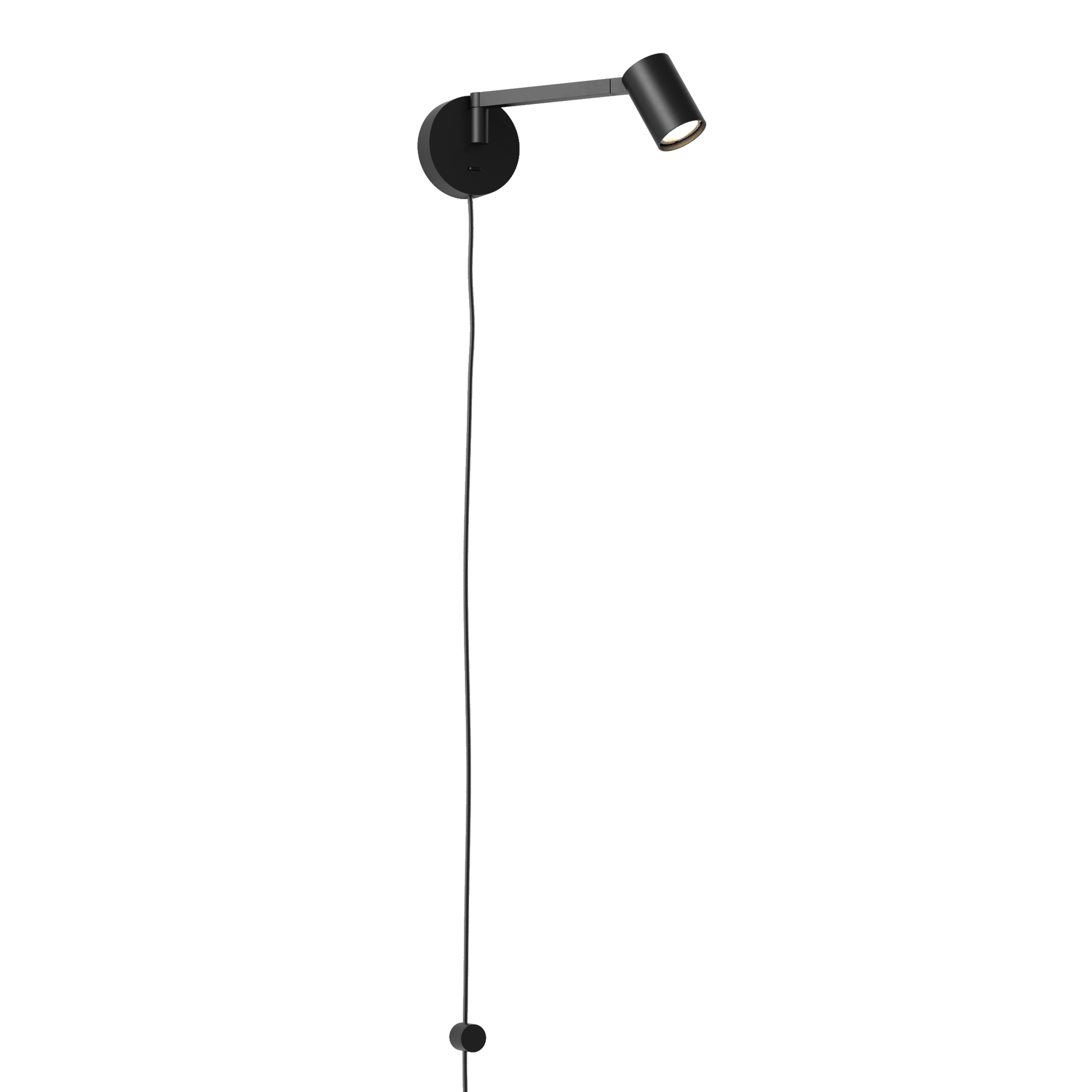 Ascoli Swing Plug-In WL excl. GU10 mat zwart