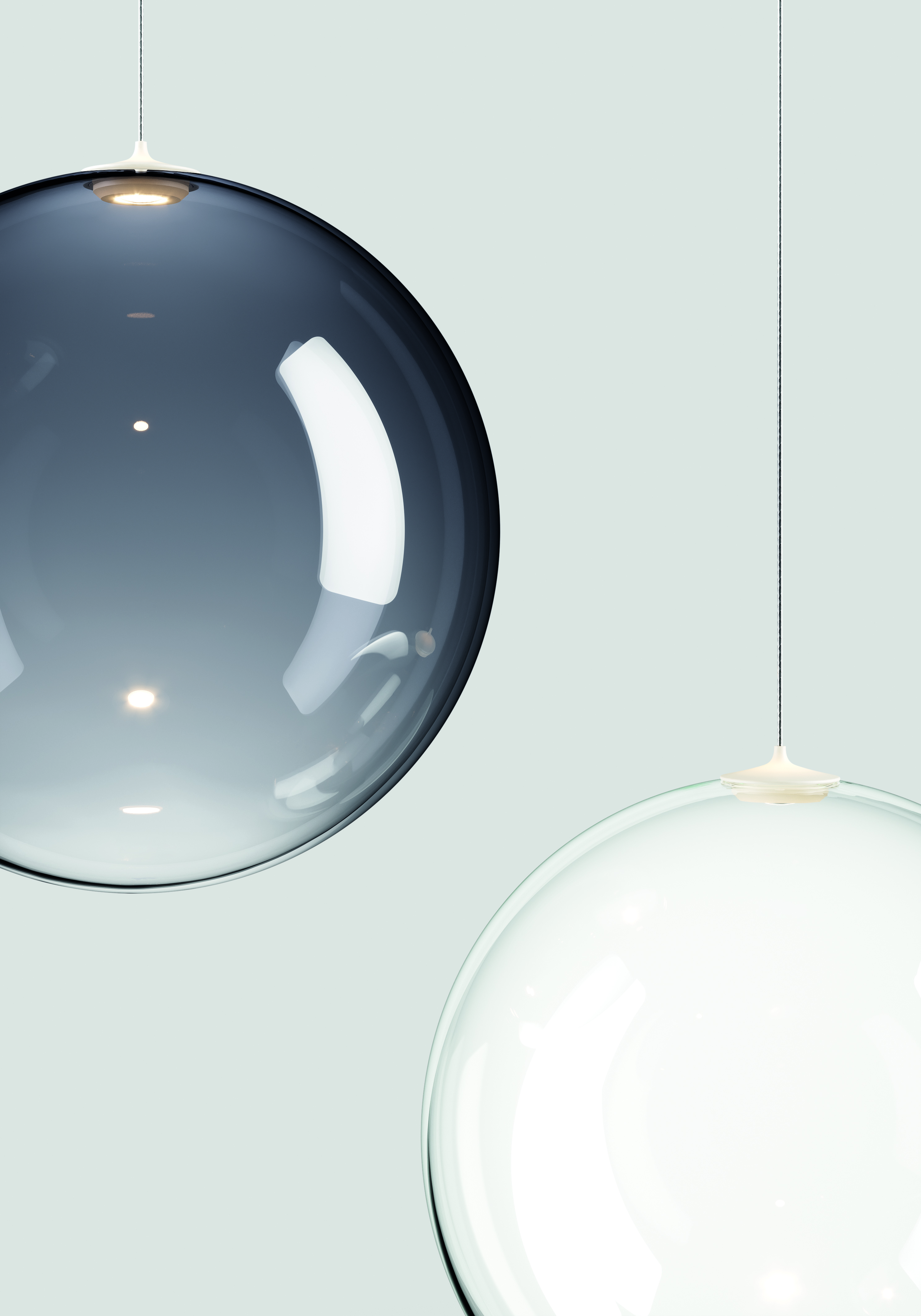Lodes Random Solo 18 hanglamp 2700K glossy smoke