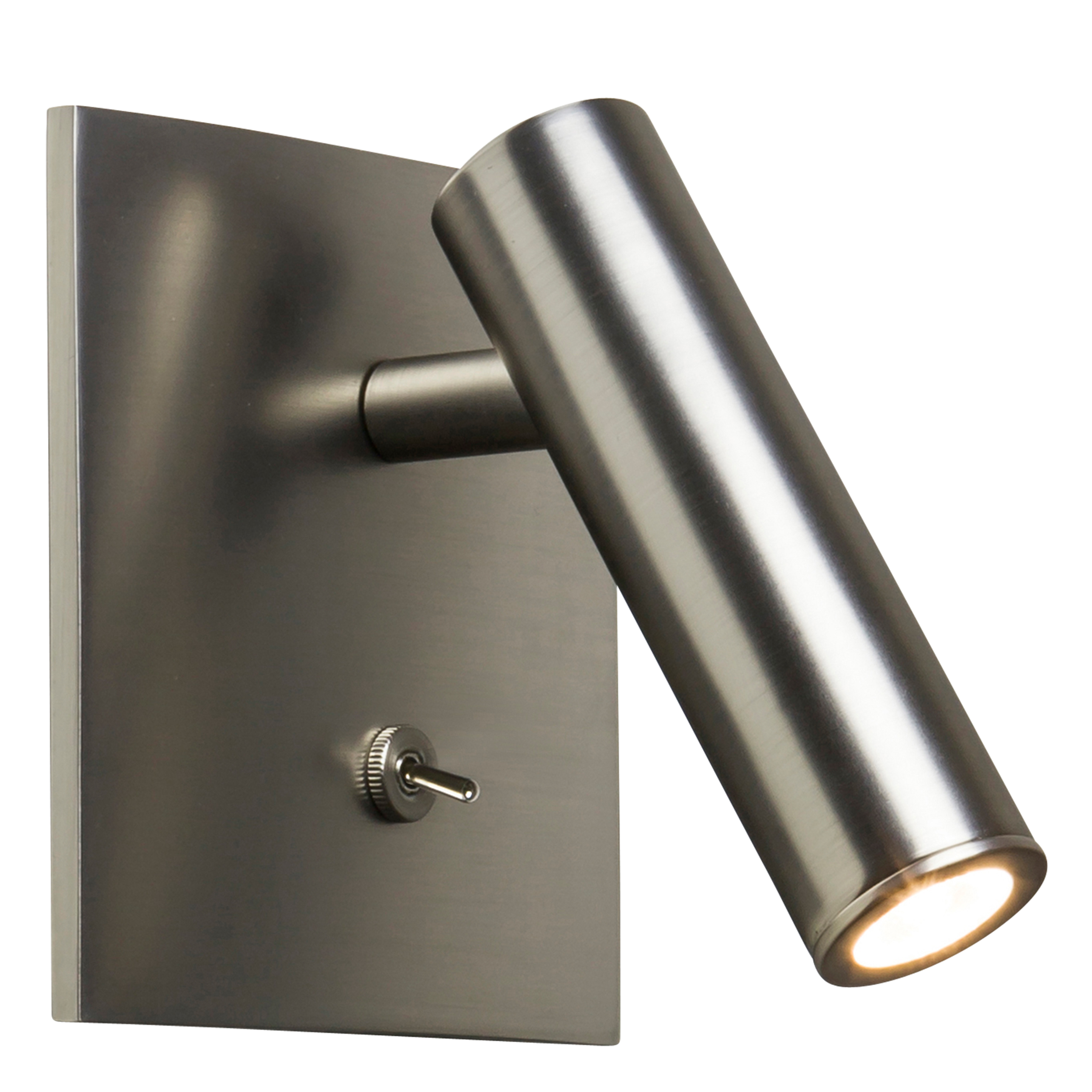 Enna Square Switched LED WL 2700K mat nikkel