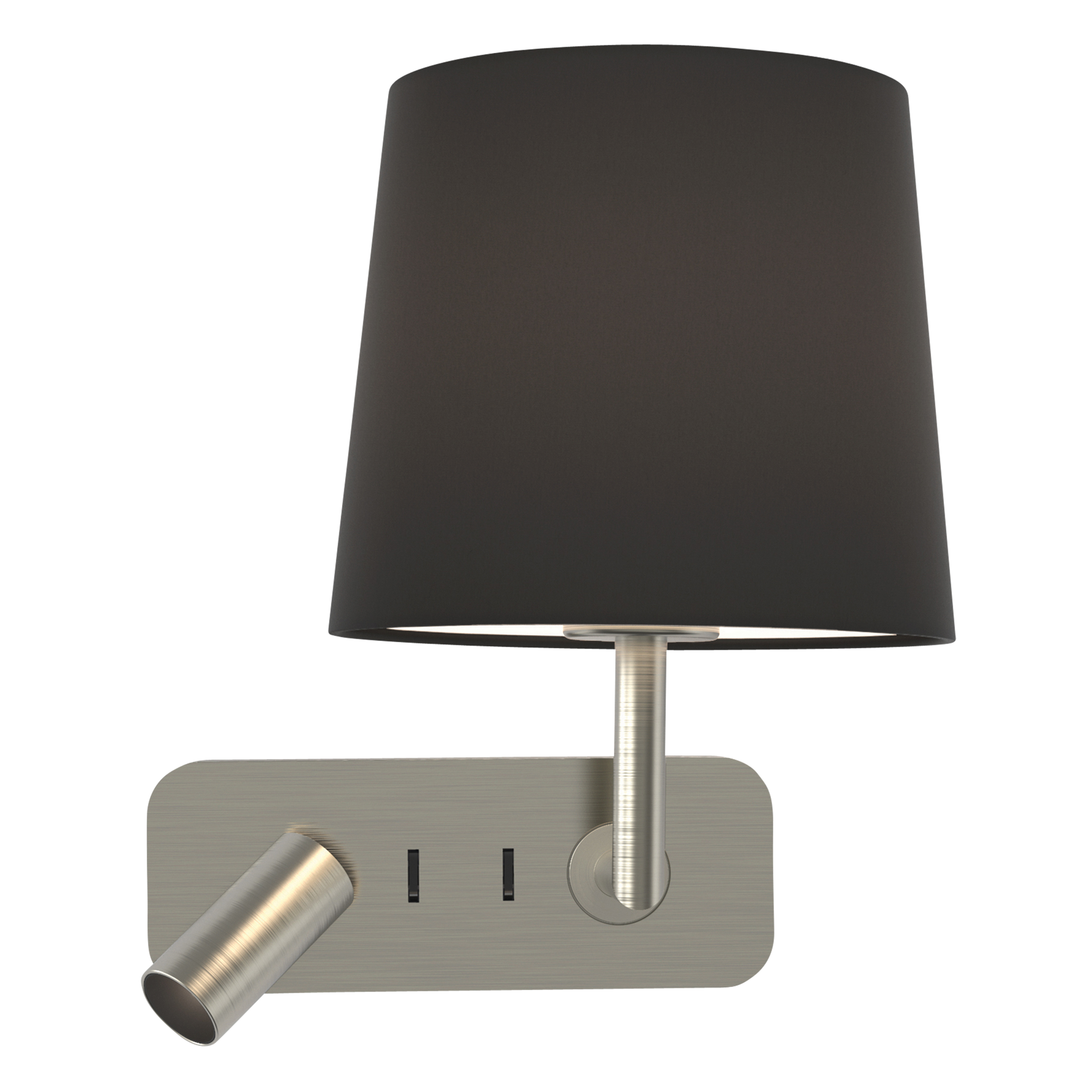 Side by Side LED WL 2700K mat nikkel