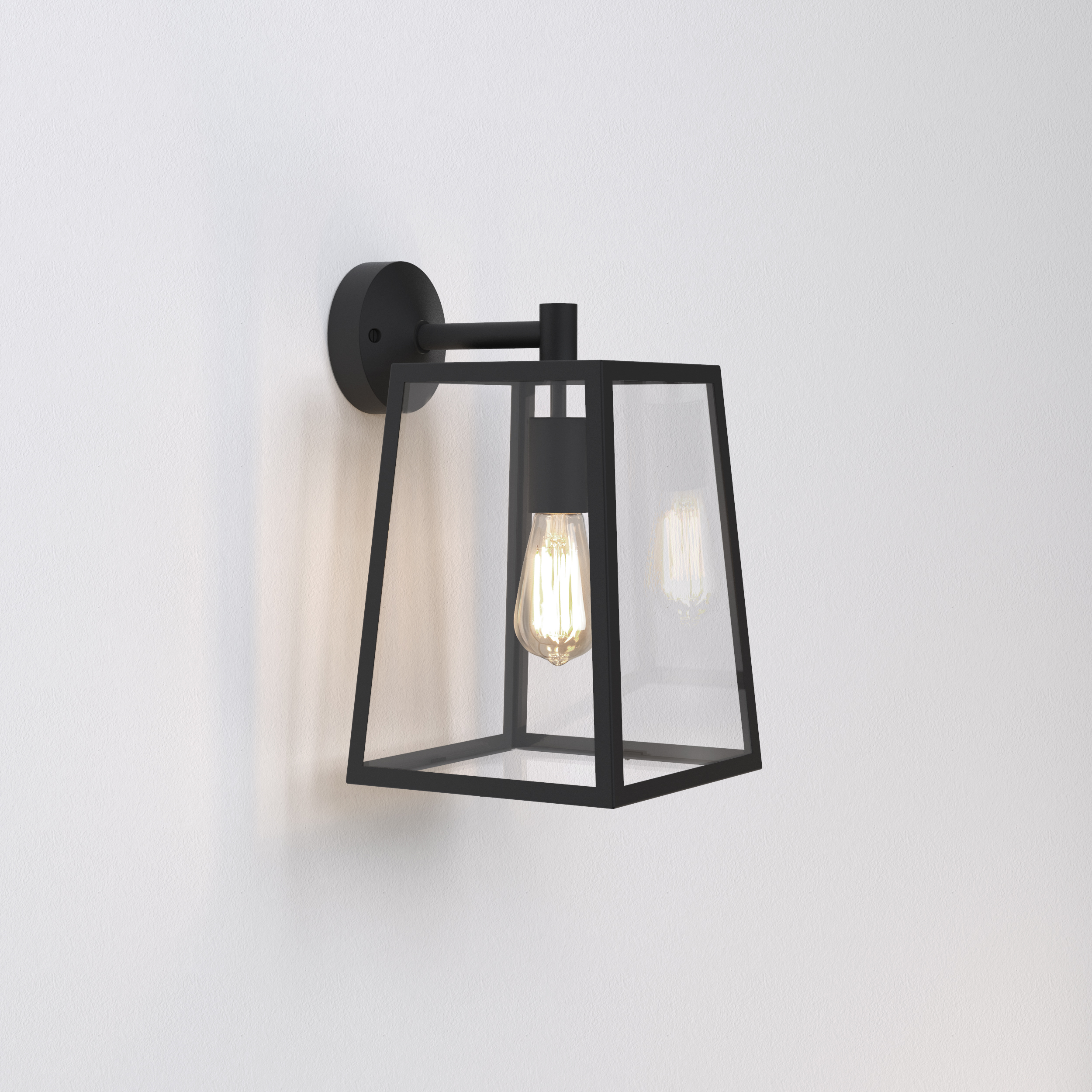 Calvi Wall 305 BWL excl. E27 structuur zwart