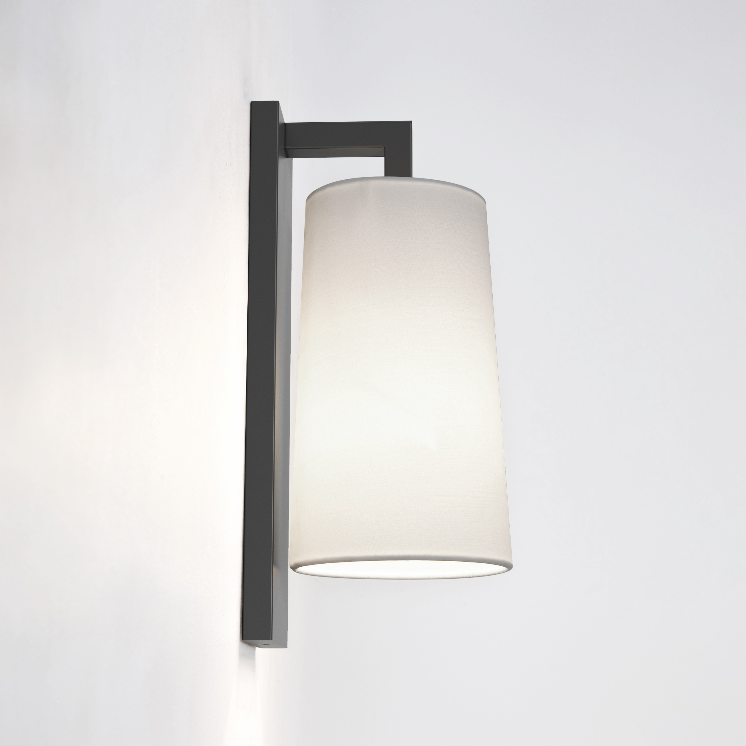 Lago 280 WL excl. E27 mat zwart