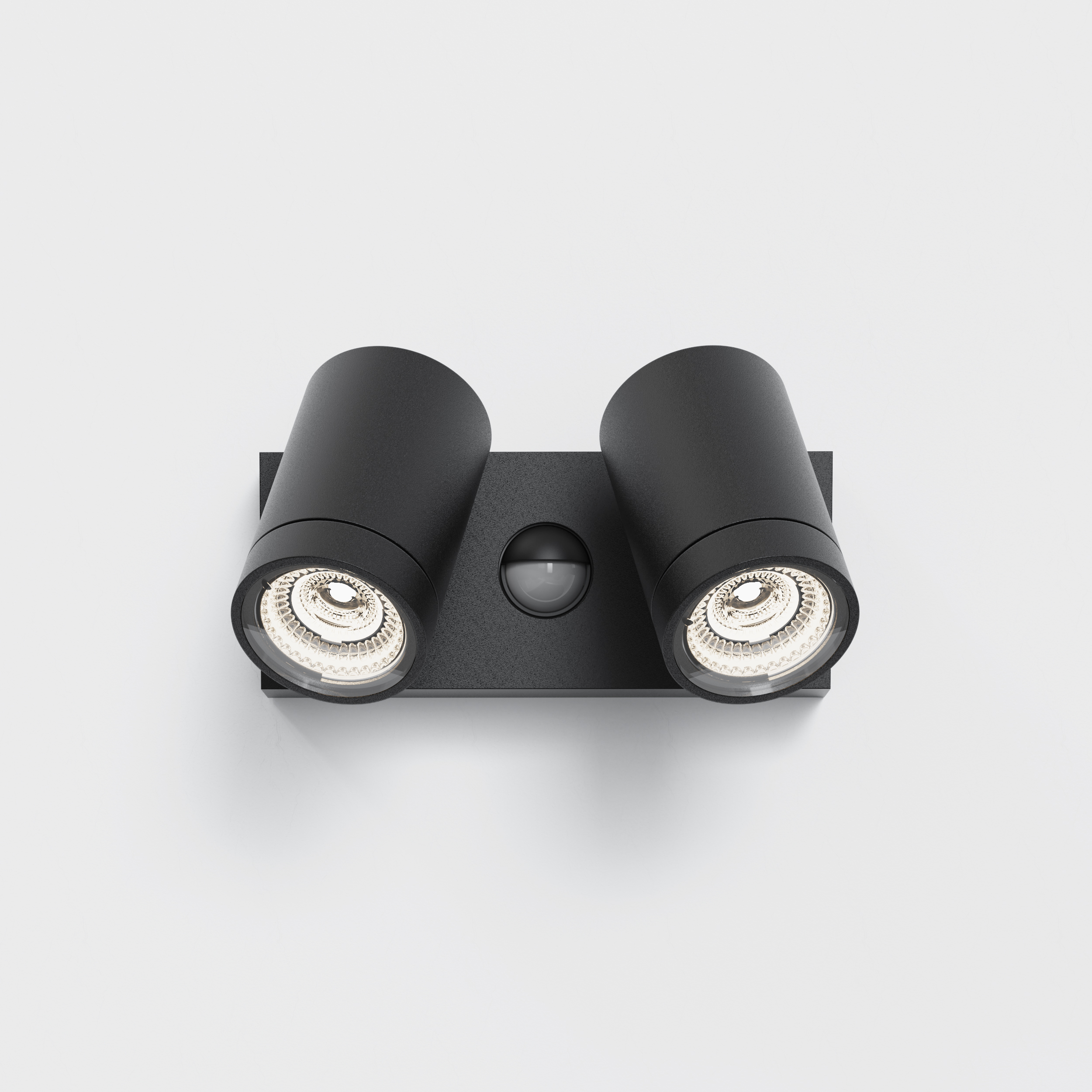 Bayville Twin Spot Sensor WL 3000K structuur zwart