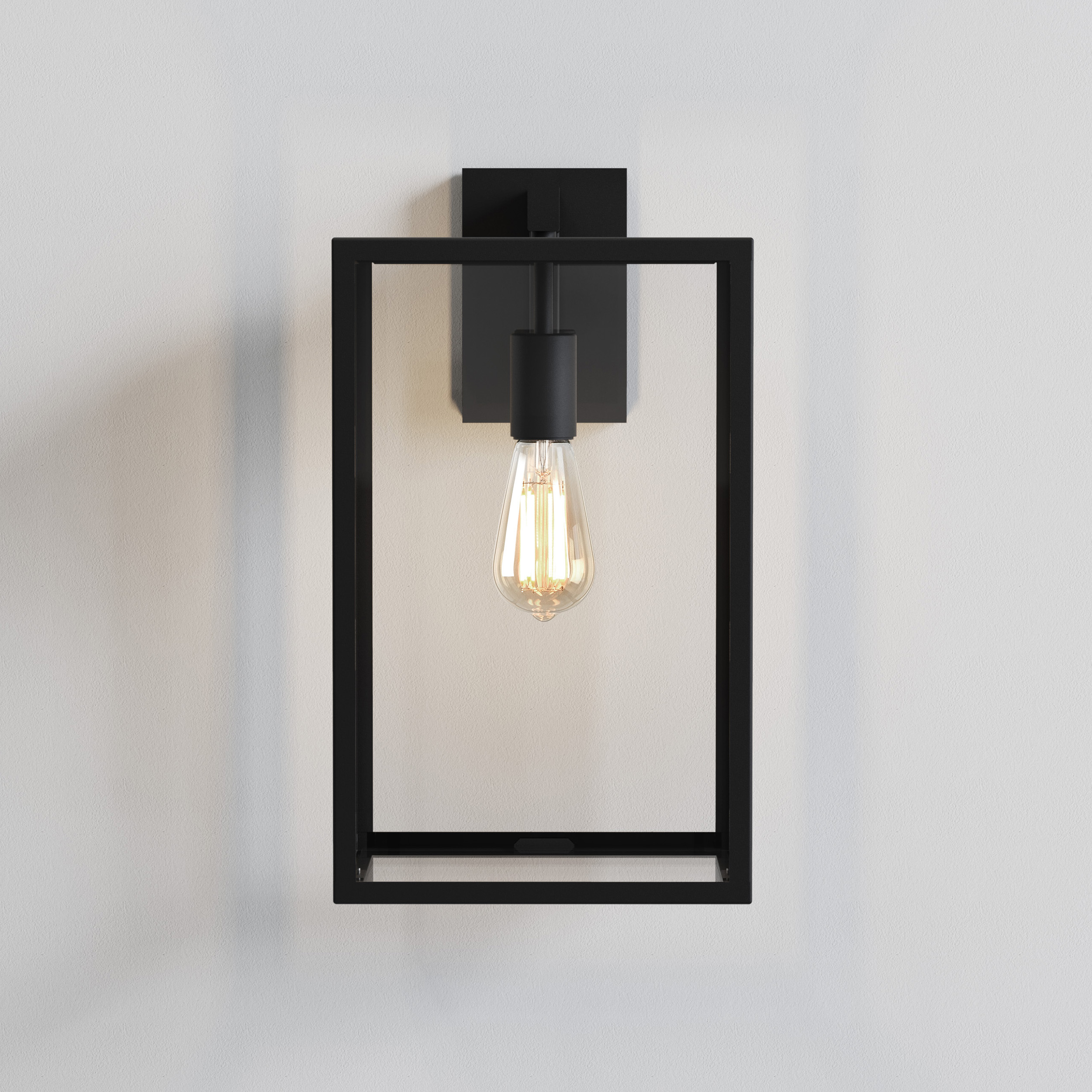 Box Lantern 450 BWL excl. E27 structuur zwart