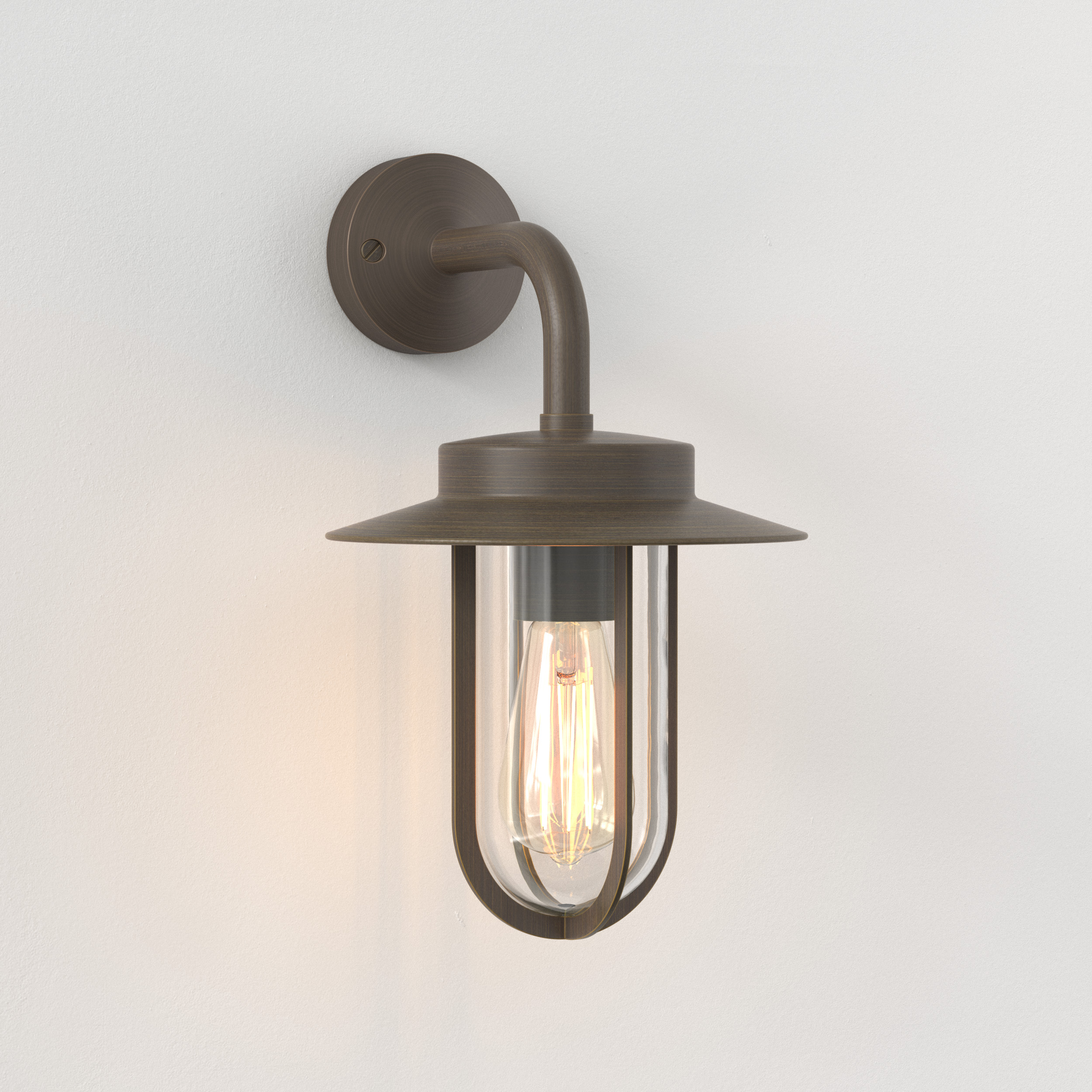 Montparnasse Wall BWL excl. E27 plated brons