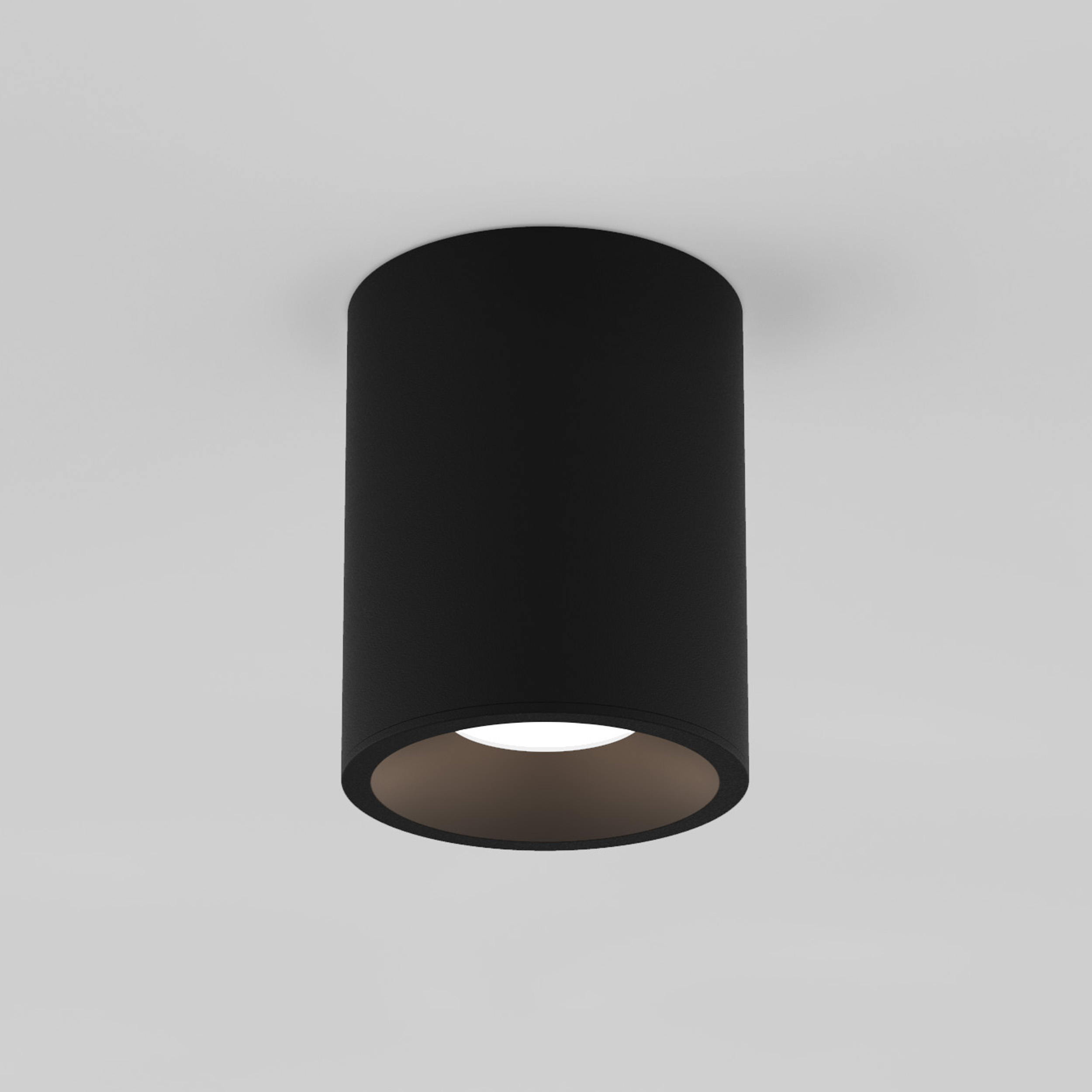 Kos Round 100 LED OBS 3000K AC dim structuur zwart