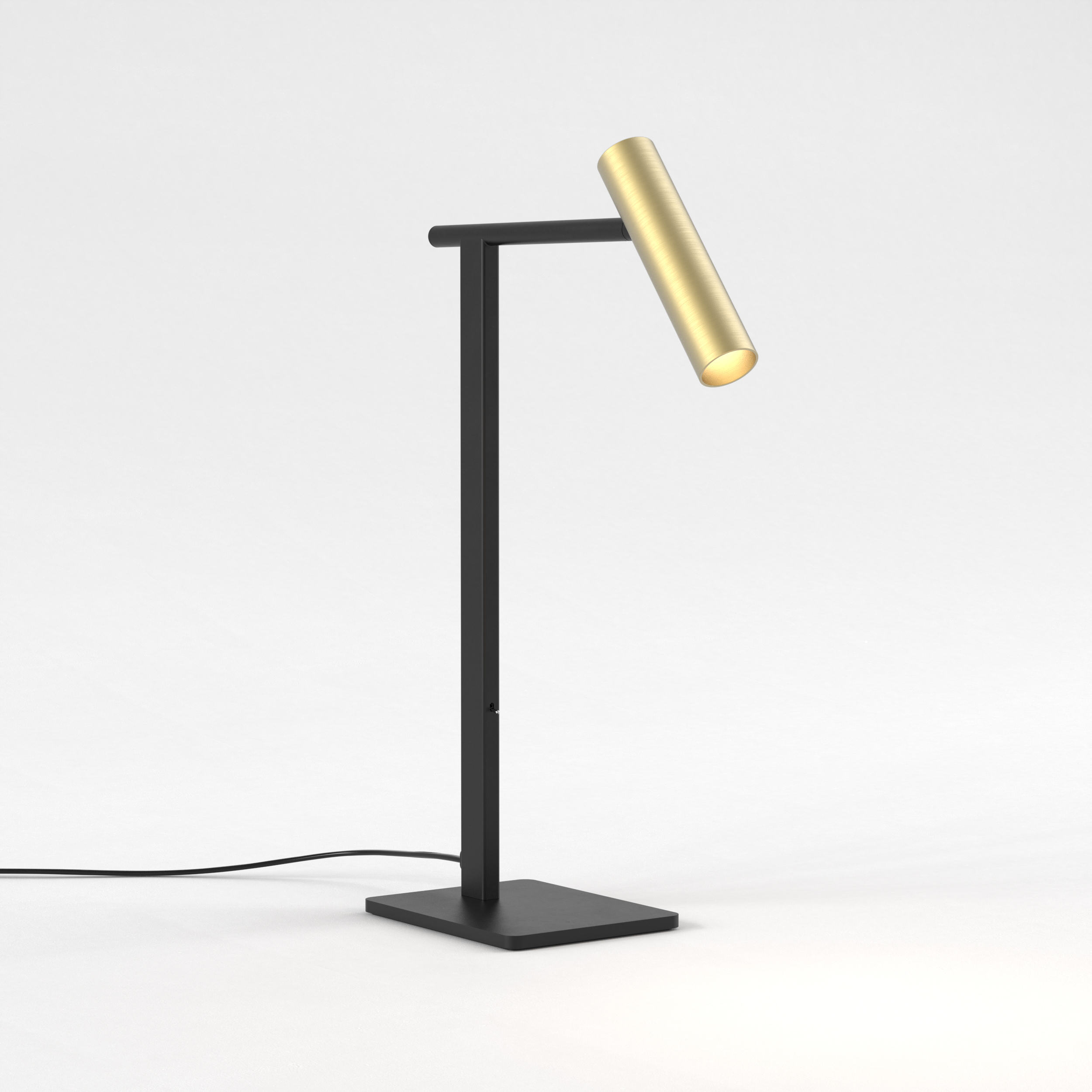 Leda Desk TL excl. GU10 MR11 excl. kap mat zwart