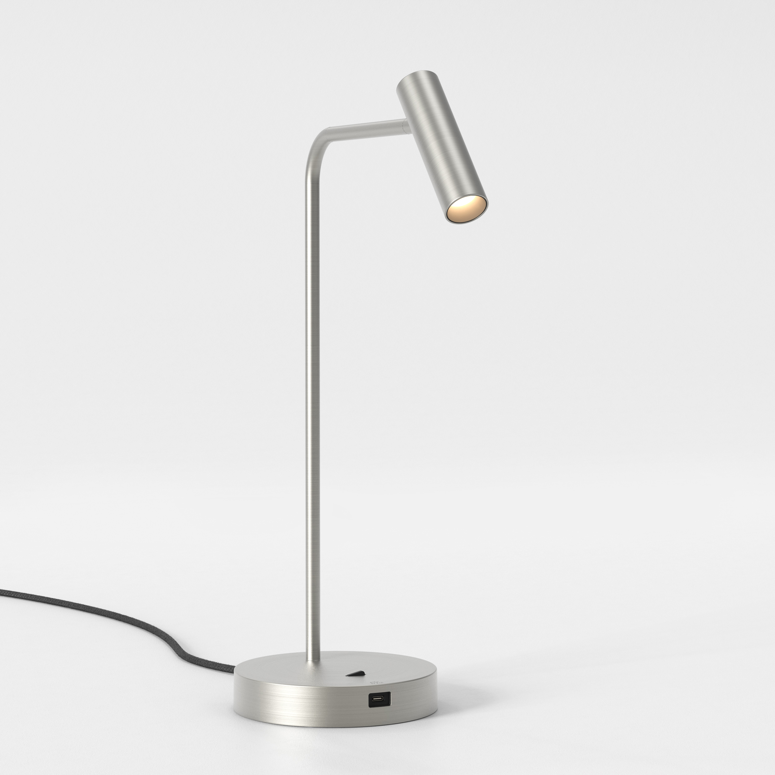 Enna Desk USB LED TL 2700K mat nikkel