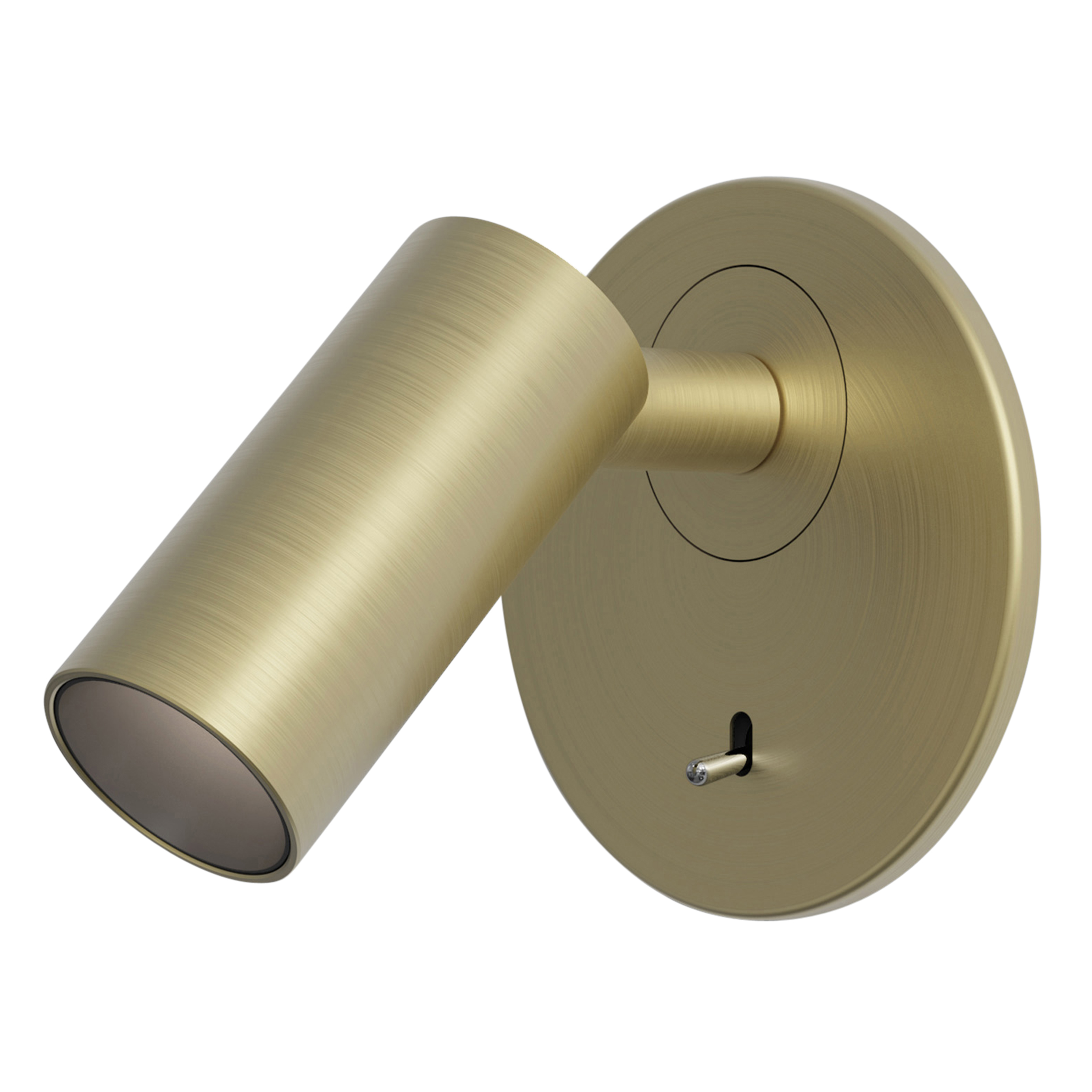 Micro Recess Switched LED IWL 2700K mat goud