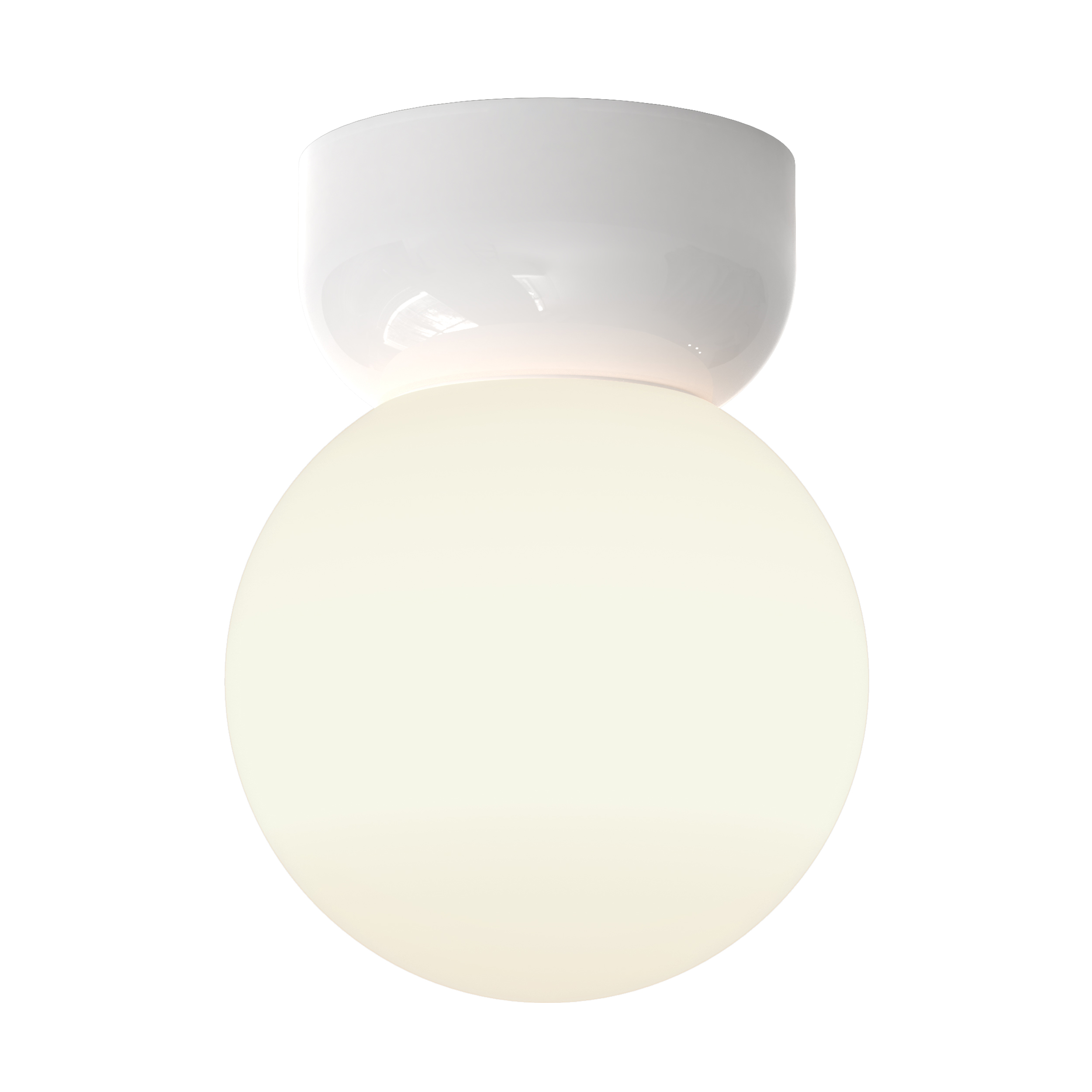 Lyra Ceiling 180 PL excl. E27 glossy white