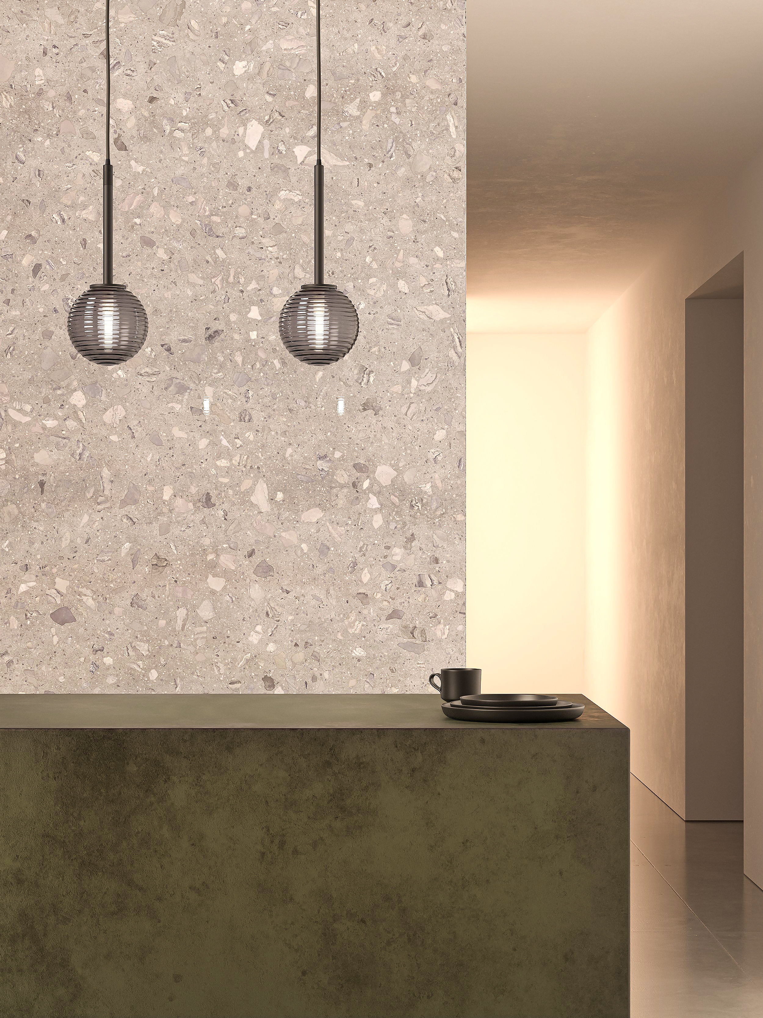 Tacoma Pendant HL excl. G9 mat zwart