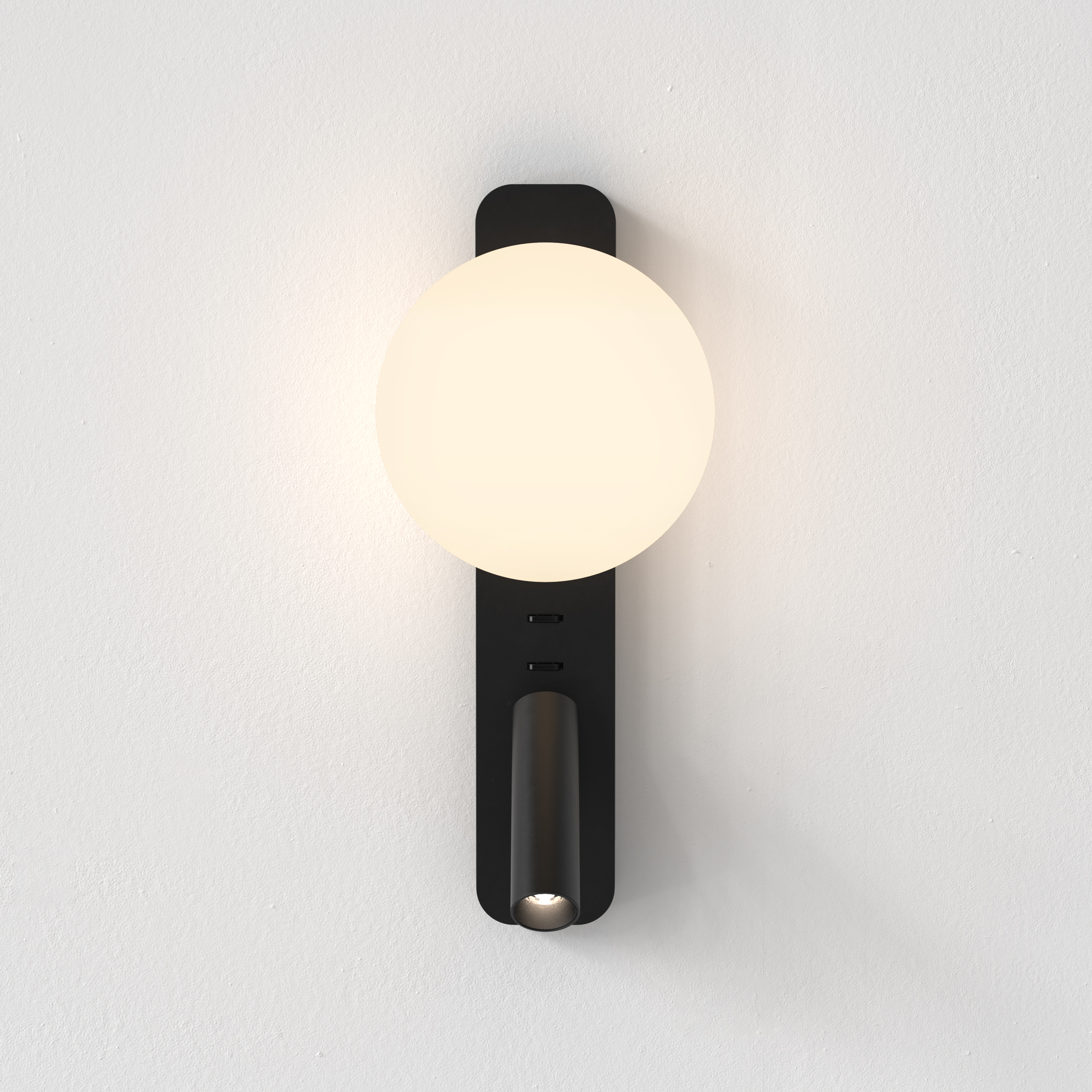 Zeppo Reader WL excl. G9 + LED 2700K mat zwart