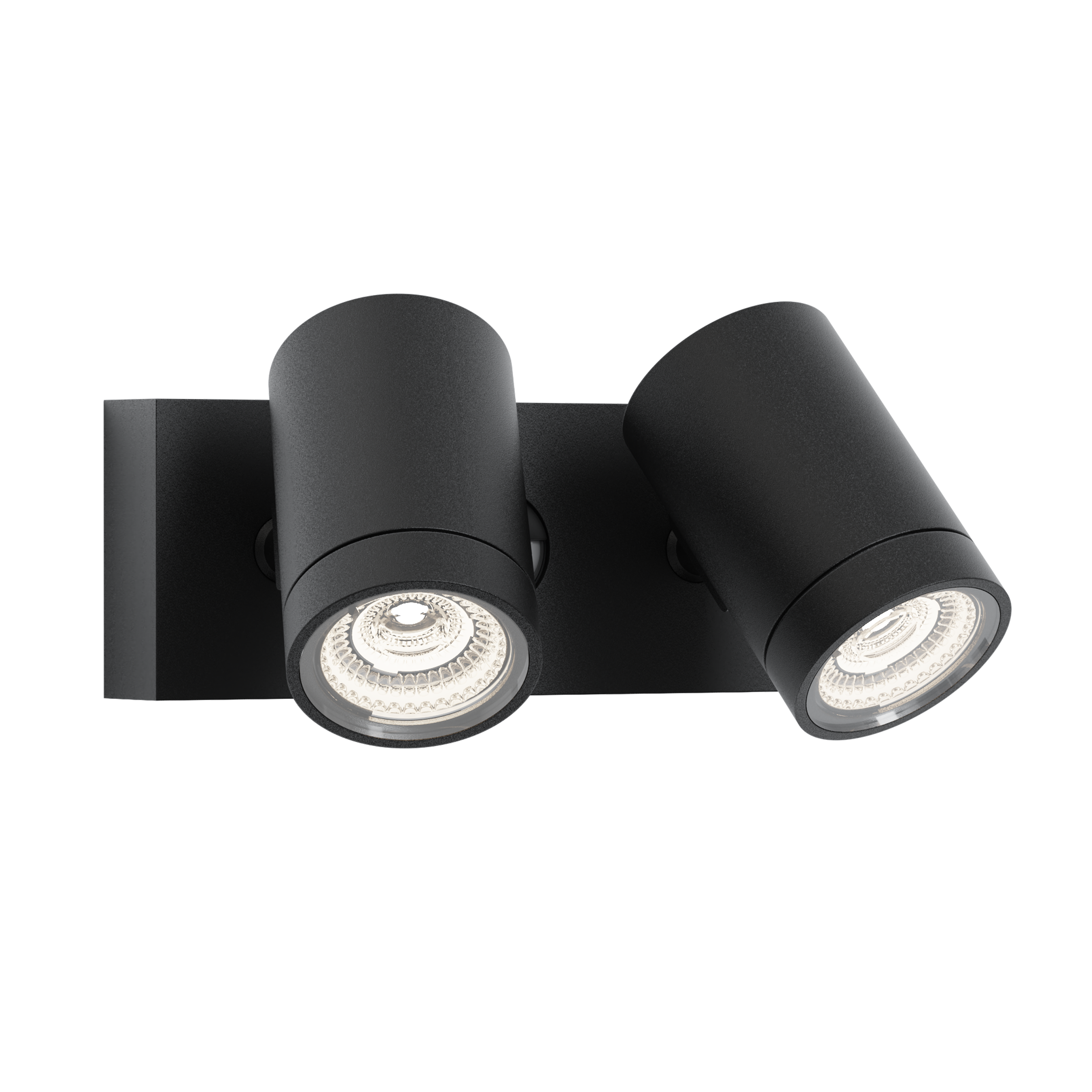 Bayville Twin Spot Sensor WL 3000K structuur zwart