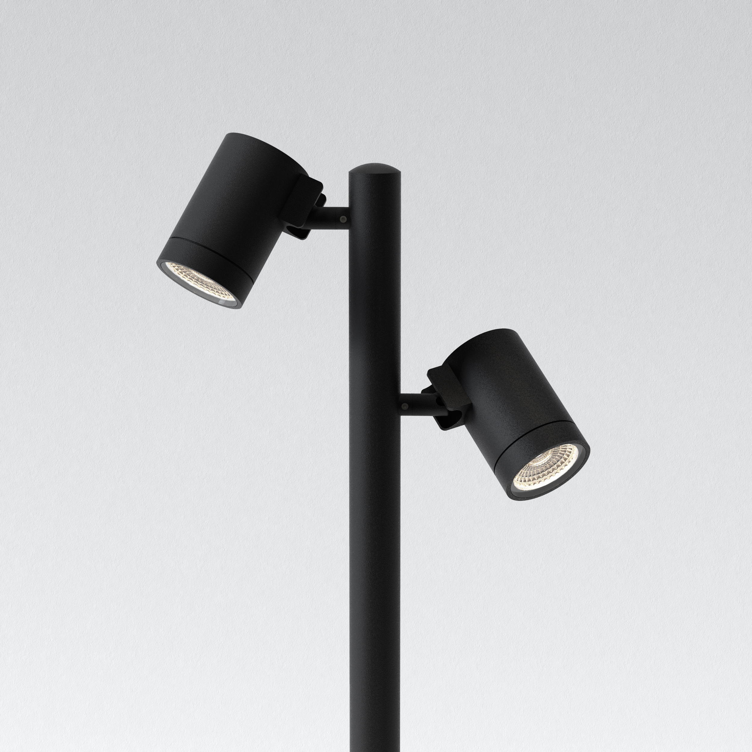 Bayville Spike Spot 900 VL Twin LED 3000K structuur zwart