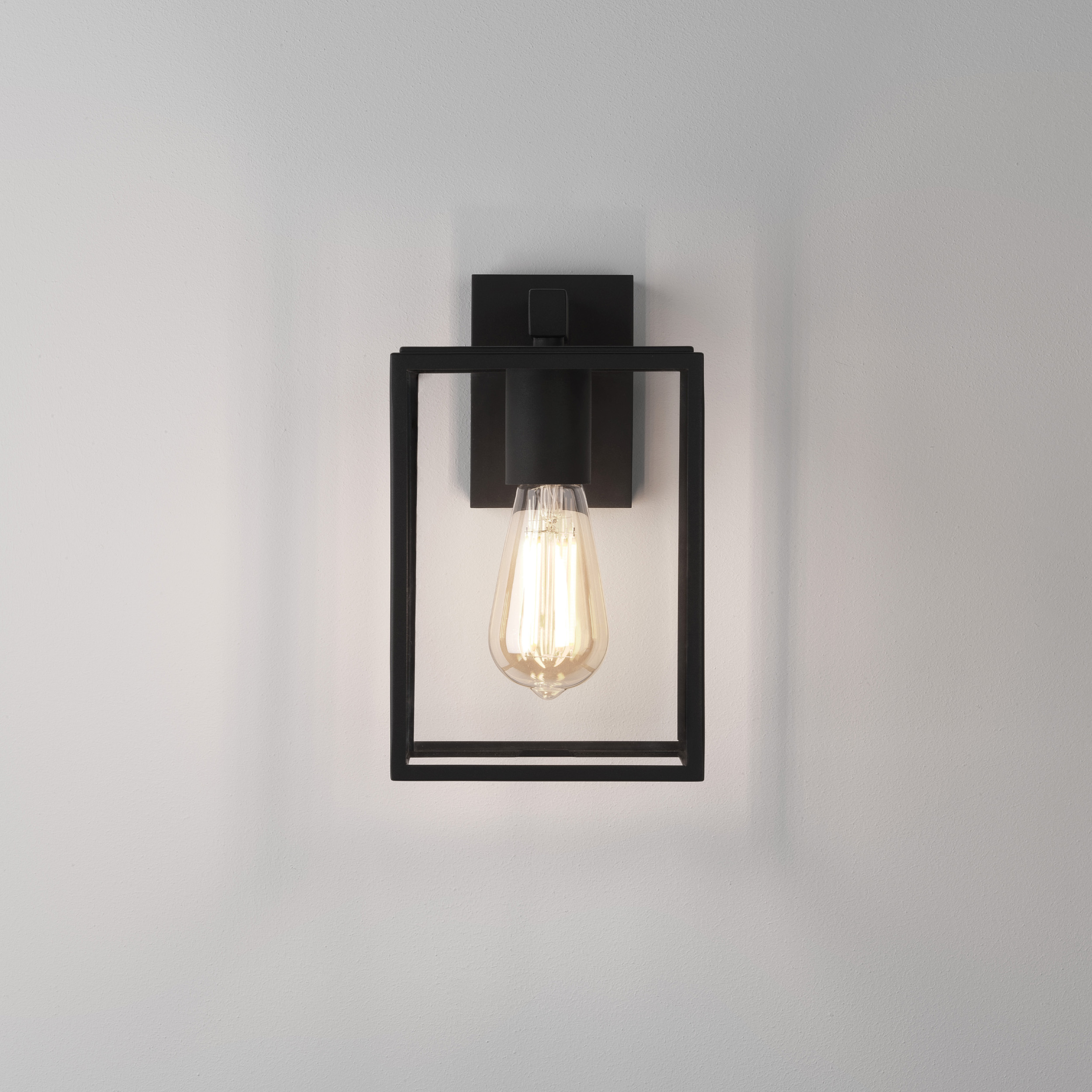 Box Lantern 270 BWL excl. E27 structuur zwart