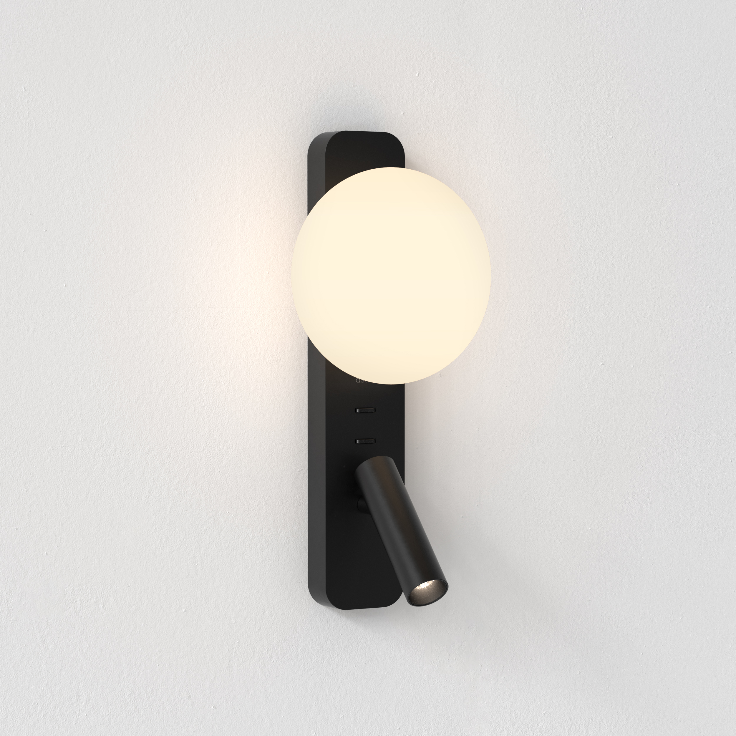 Zeppo Reader WL excl. G9 + LED 2700K mat zwart
